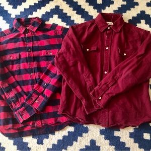 Lot of 2 Taylor Stitch Yosemite Shirts